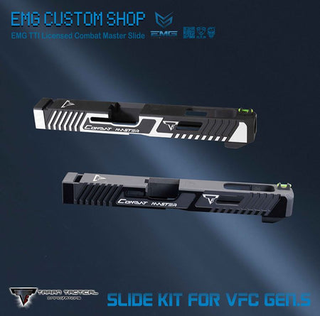 EMG TTI Combat Master G34 Gen 5 Slide For Umarex / VFC Glock 17 Gen 5 GBBP ( Licensed by Taran Tactical Innovations ) ( 2 Tone )