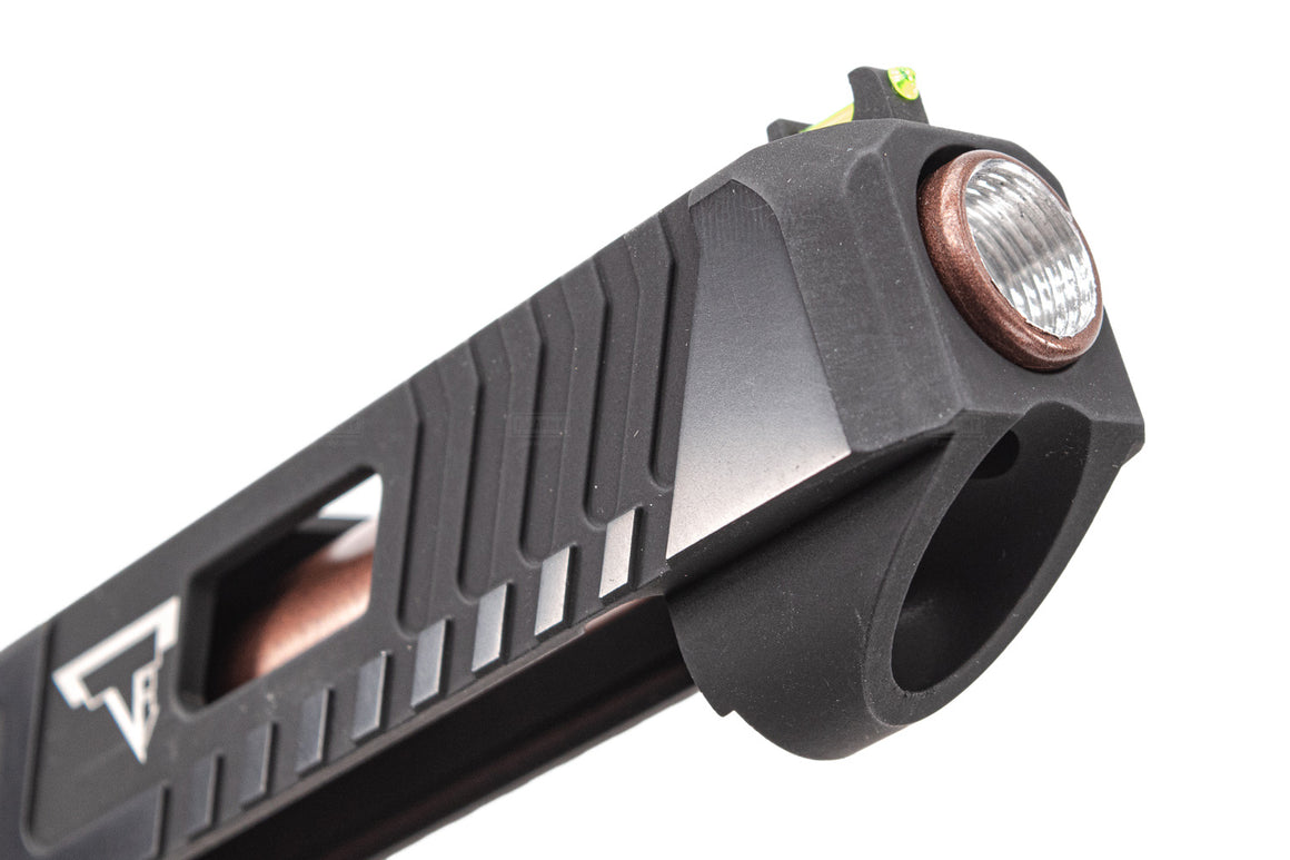 EMG TTI Combat Master G34 Gen 5 Slide For Umarex / VFC Glock 17 Gen 5 GBBP ( Licensed by Taran Tactical Innovations ) ( Black )