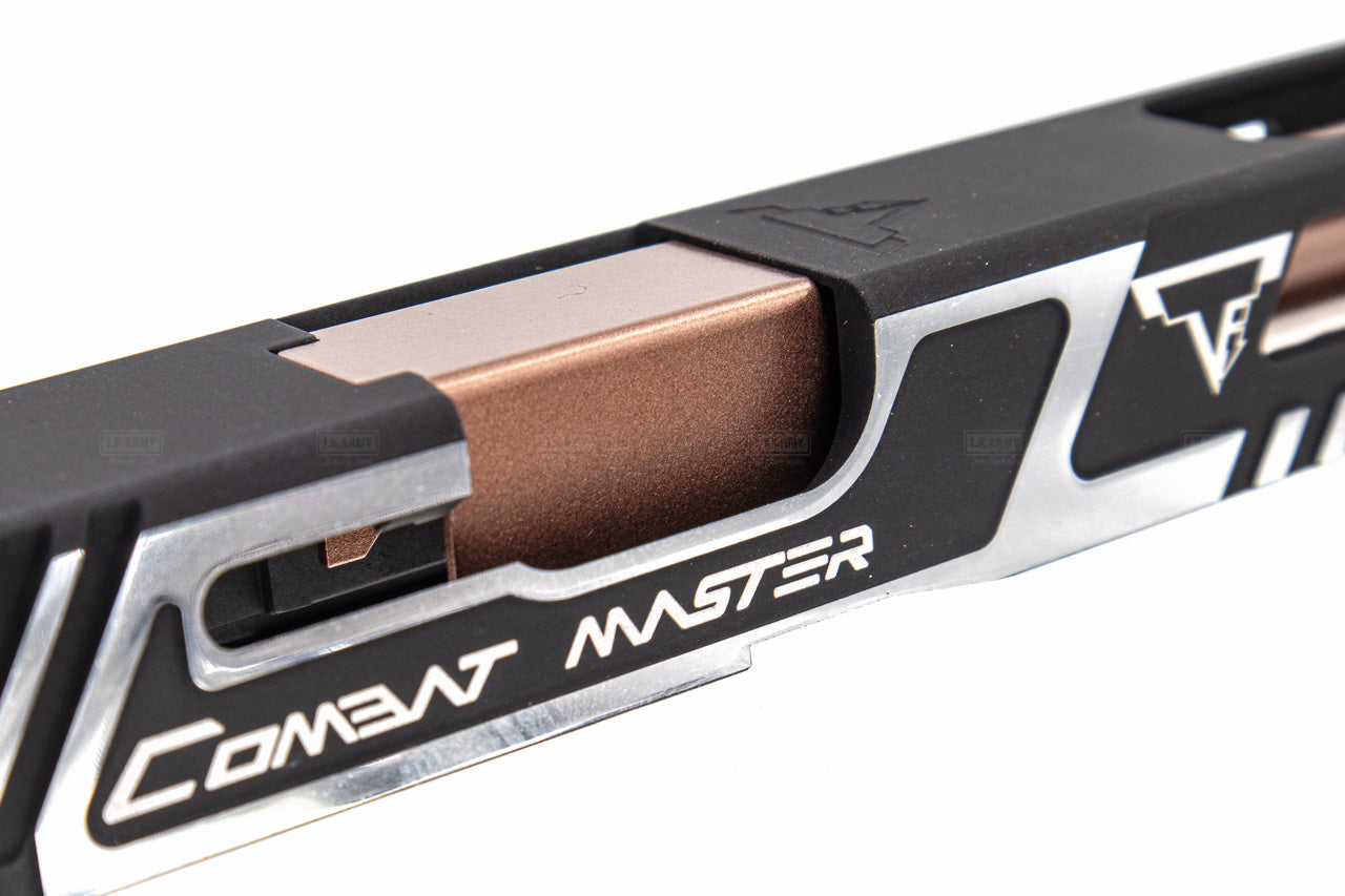 EMG TTI Combat Master G34 Gen 5 Slide For Umarex / VFC Glock 17 Gen 5 GBBP ( Licensed by Taran Tactical Innovations ) ( 2 Tone )