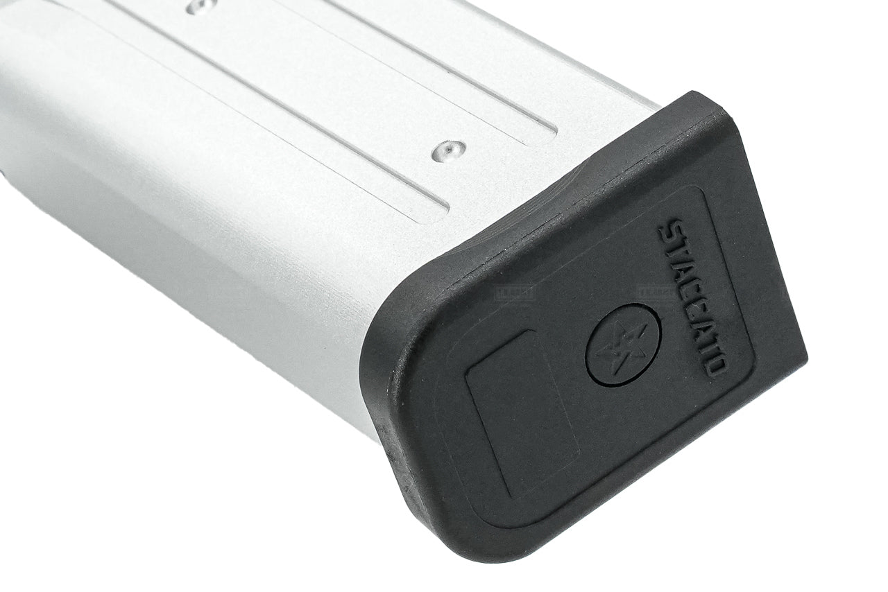 EMG Staccato Licensed CNC Aluminum Staccato CS 24 Rounds High Flow Version Gas Magazine ( 125mm ) ( by SAVIA )