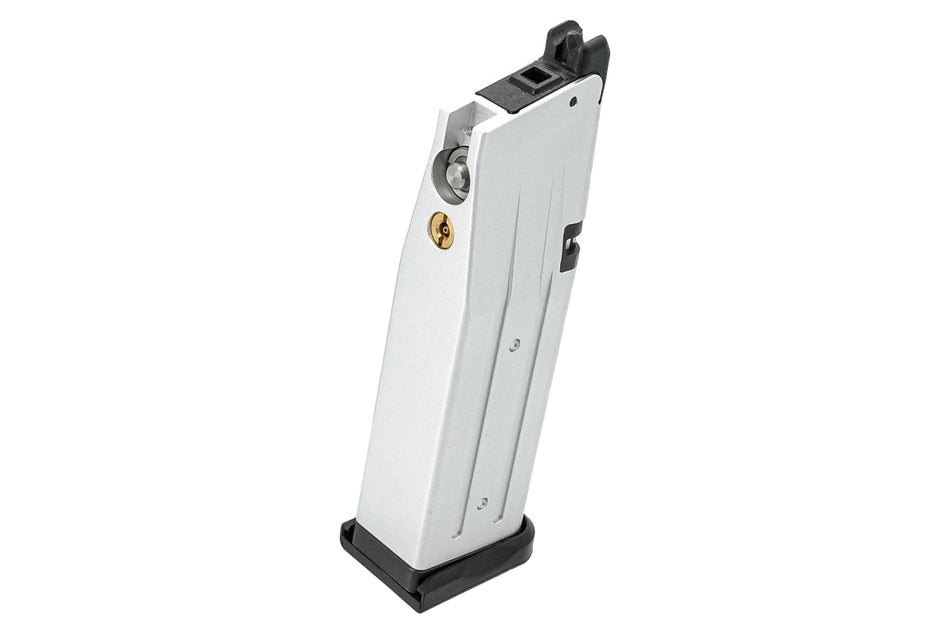 EMG Staccato Licensed CNC Aluminum Staccato CS 24 Rounds High Flow Version Gas Magazine ( 125mm ) ( by SAVIA )