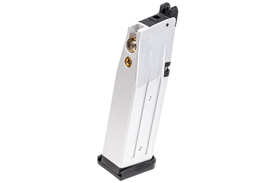 EMG Staccato Licensed CNC Aluminum Staccato CS 24 Rounds Gas Magazine ( 125mm ) ( by SAVIA )