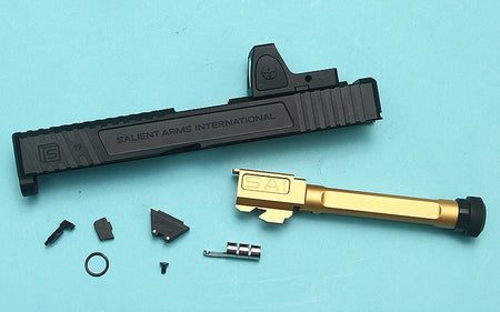 EMG SAI TIER ONE Upgrade Slide Set with RMR Sight (RMR Cut) for TM Model 17 ( Black )