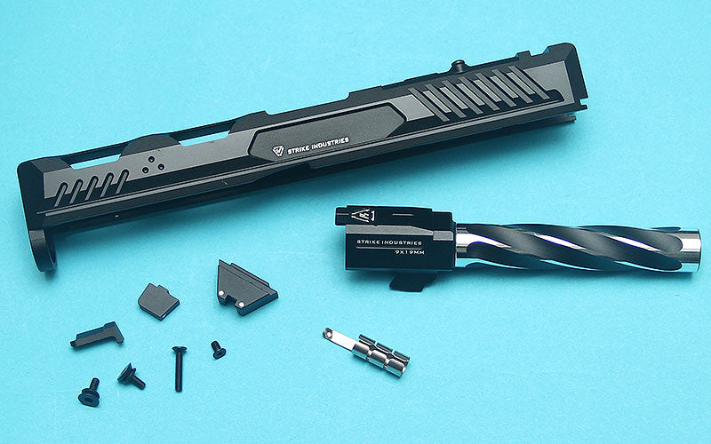 EMG Strike Industries Licensed ARK-17 Ai Slide Set for Umarex Glock 17 Gen4 ( Black ) ( by G&P ) ( SI ARK 17 )