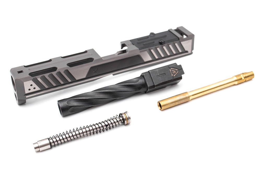 EMG Strike Industries Licensed ARK-17 Ti Slide Set for TM / WE G Model 17 Gen3 ( by G&P ) ( SI ARK 17 ) ( Titanium Limited Edition )