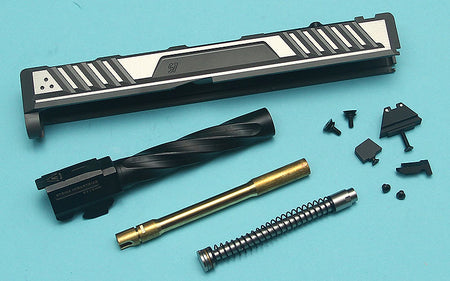 EMG Strike Industries Licensed ARK-17 Ti Slide Set for TM / WE G Model 17 Gen3 ( by G&P ) ( SI ARK 17 ) ( Titanium Limited Edition )