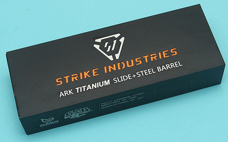 EMG Strike Industries Licensed ARK-17 Ti Slide Set for TM / WE G Model 17 Gen3 ( by G&P ) ( SI ARK 17 ) ( Titanium Limited Edition )