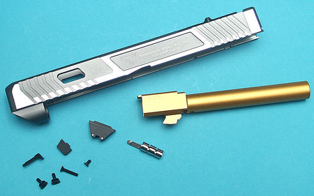 EMG TTI G&P Custom TTI G34 CNC Slide for Umarex / VFC Glock 17 Gen 4 GBB Pistol Series ( Grey )