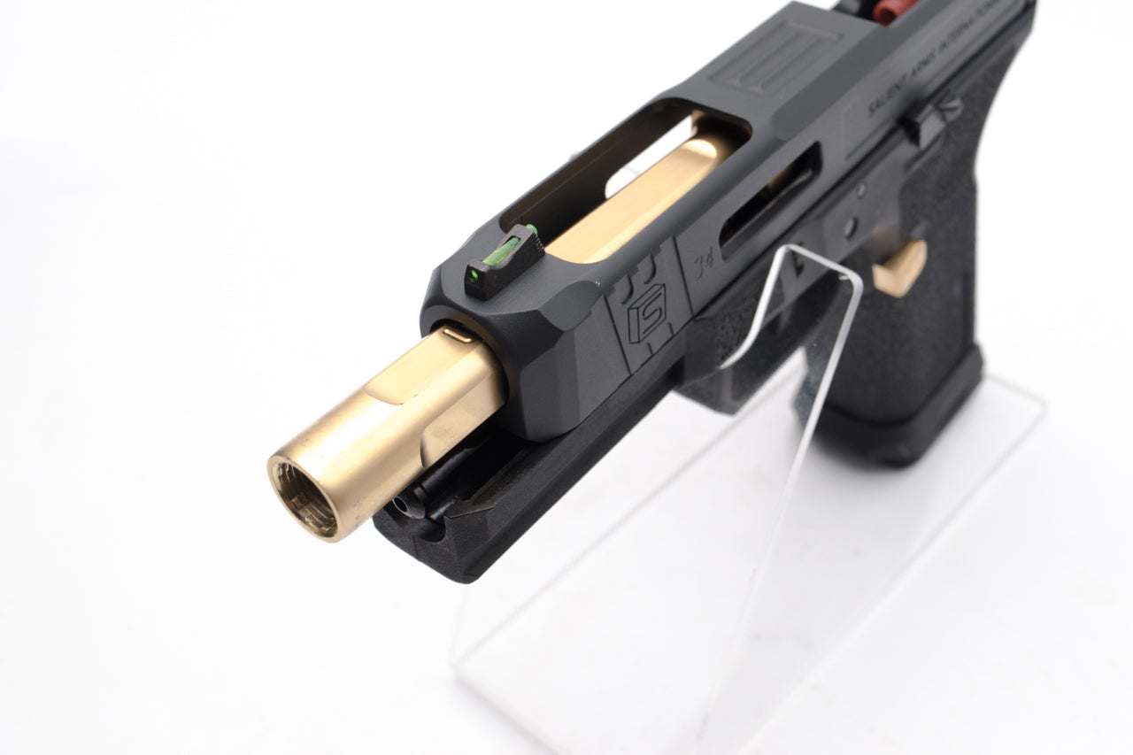 EMG SAI BLU Model 34 GBB Pistol SA -TO0110 ( Black & Gold ) ( SA-TO0110 )