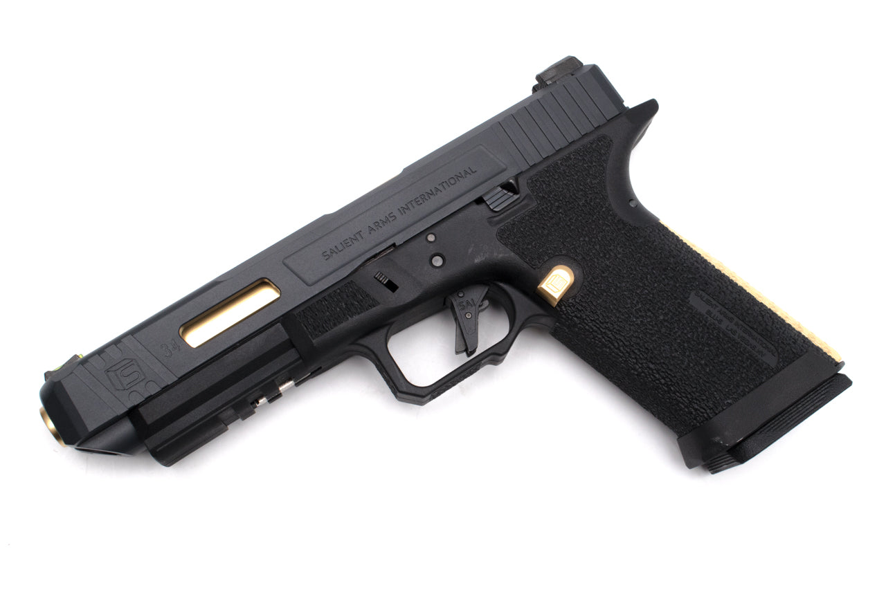 EMG SAI BLU Model 34 GBB Pistol SA -TO0110 ( Black & Gold ) ( SA-TO0110 )