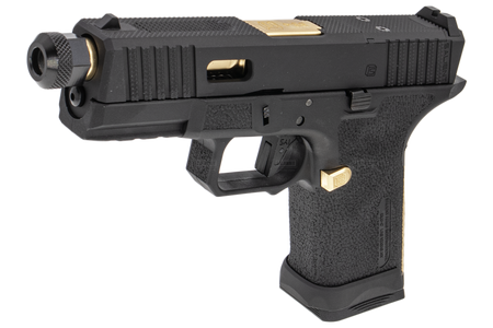 EMG SAI BLU Tier One 2.0 Compact GBB Pistol Airsoft ( Aluminum / Green Gas Type ) ( Gold & Black ) #SA-TO2001