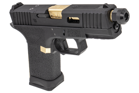 EMG SAI BLU Tier One 2.0 Compact GBB Pistol Airsoft ( Aluminum / Green Gas Type ) ( Gold & Black ) #SA-TO2001