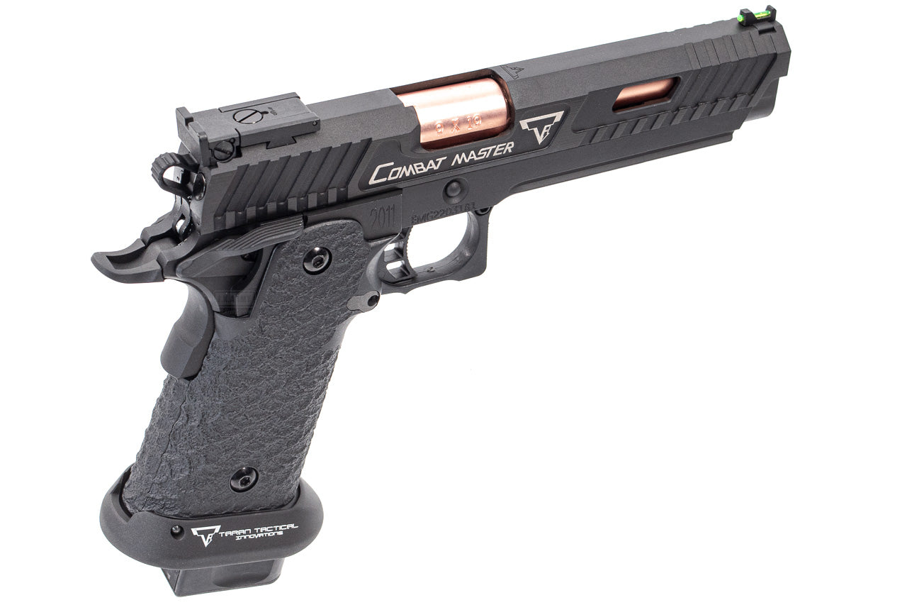 EMG TTI Licenced 2011 Combat Master Hi-Capa GBB Pistol Airsoft ( Distinct ) ( Semi & Full Auto ) ( TT-CM0103 )