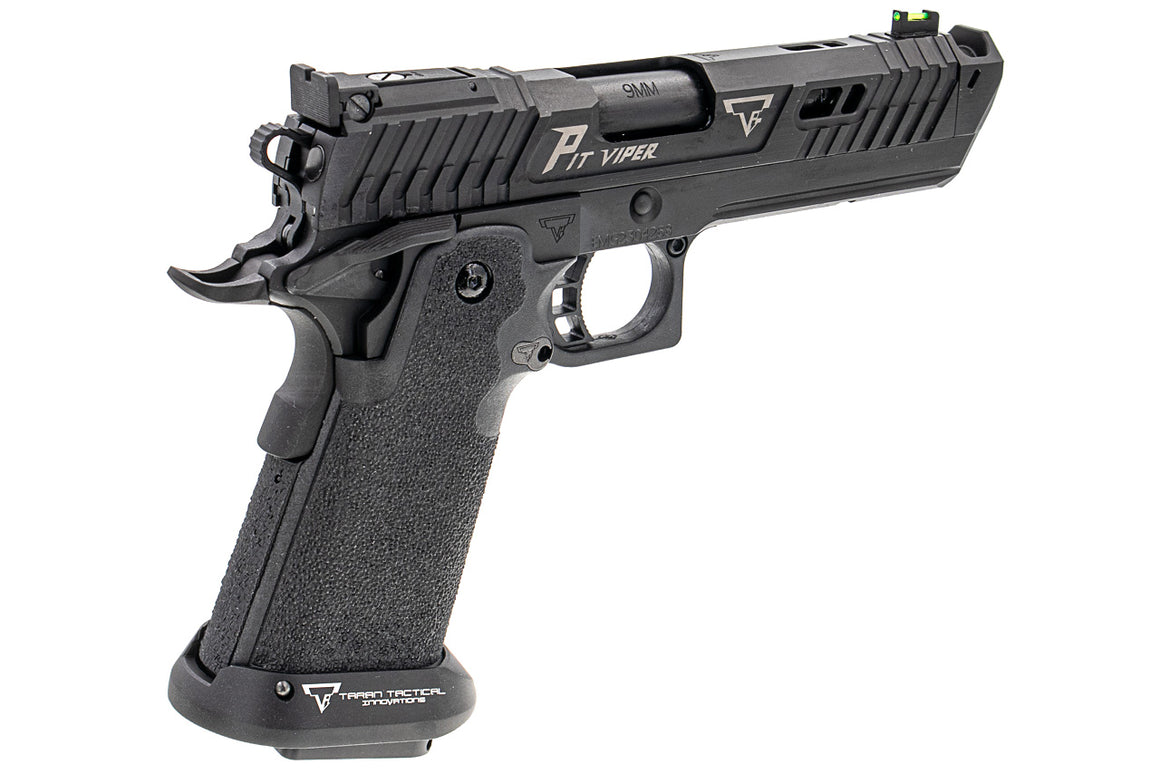 EMG TTI Licensed JW4 2011 Pit Viper Hi-Capa GBB Pistol Airsoft ( Black Version ) ( by AW Custom / Standard / Gas / TT-PV0101 ) ( Licensed by Taran Tactical Innovations ) ( John Wick )