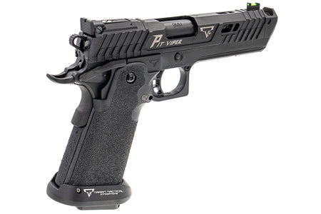 EMG TTI Licensed JW4 2011 Pit Viper Hi-Capa GBB Pistol Airsoft ( Black Version ) ( by AW Custom / Standard / Gas / TT-PV0101 ) ( Licensed by Taran Tactical Innovations ) ( John Wick )