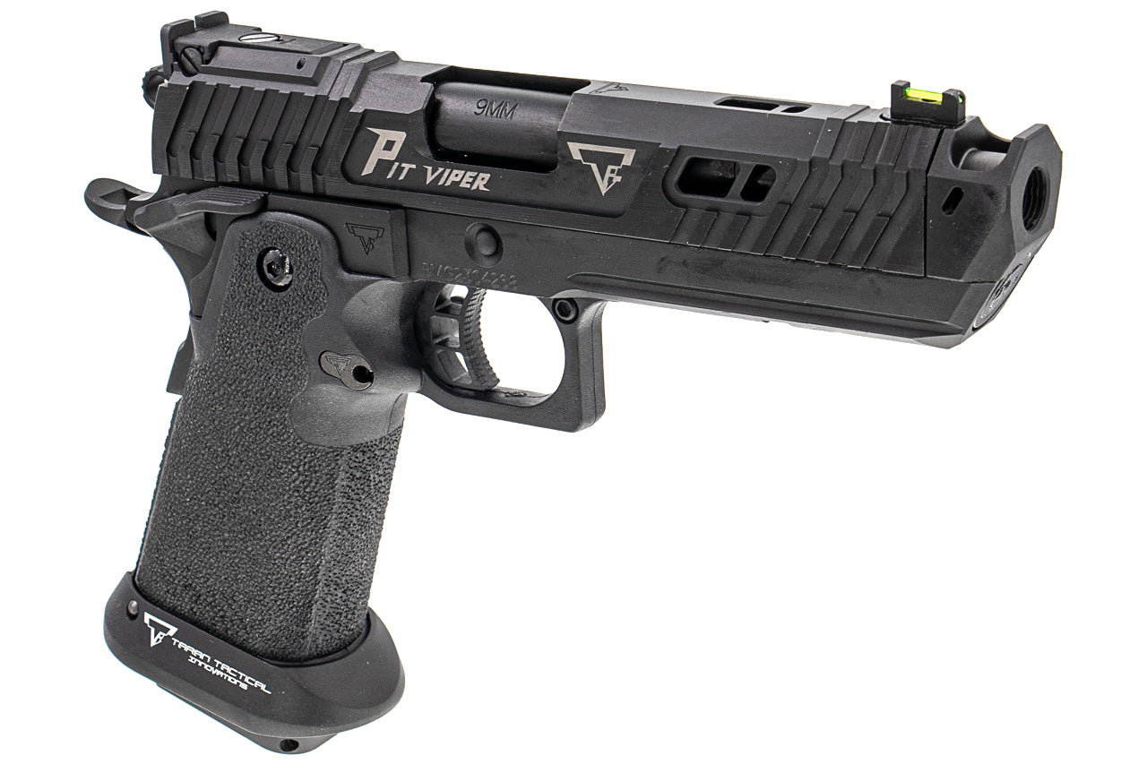 EMG TTI Licensed JW4 2011 Pit Viper Hi-Capa GBB Pistol Airsoft ( Black Version ) ( by AW Custom / Standard / Gas / TT-PV0101 ) ( Licensed by Taran Tactical Innovations ) ( John Wick )