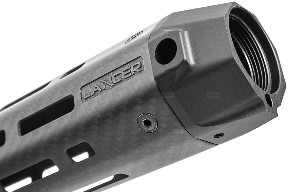 EMG Lancer Systems Licensed LCH M-LOK Handguard Rail For M4 AEG / MWS ( Real Carbon Fiber / 8" / 12" / 15")-15 inch