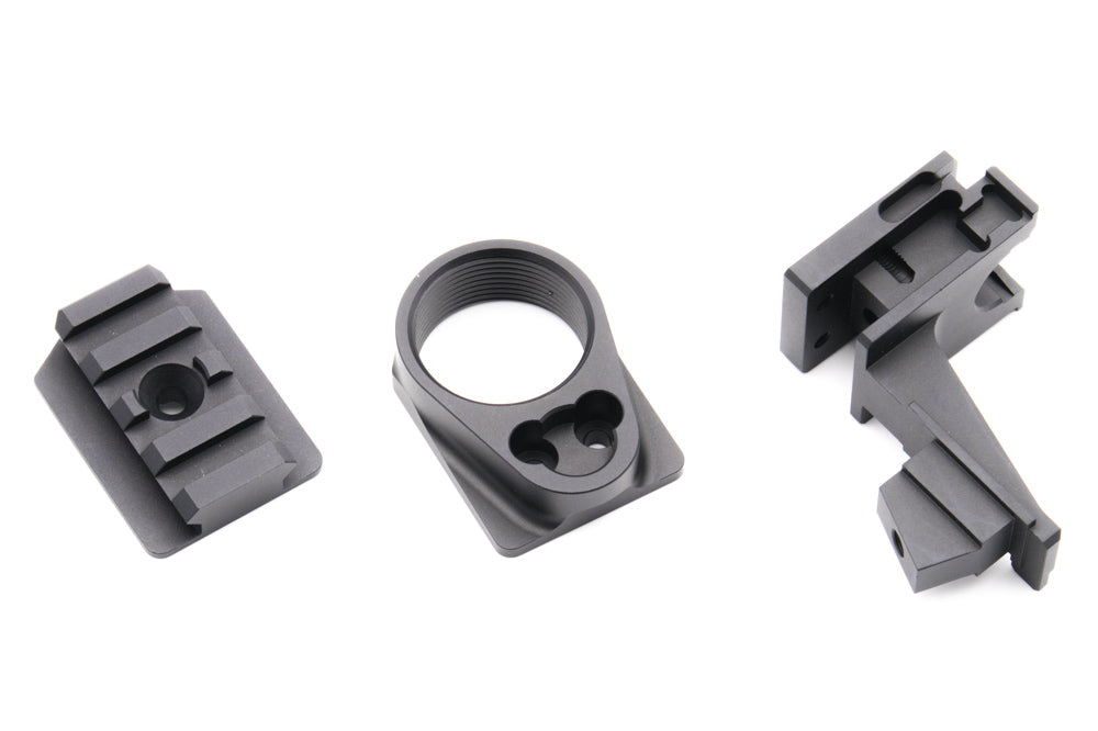 EMG Rifle Dynamic Airsoft AK to M4 Stock Adapter Assemble for GHK AKM GBBR Series ( by DYTAC )