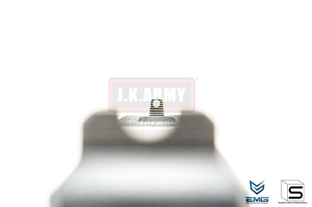 EMG SAI BLU Compact Model 19 GBB Airsoft Training Weapon ( Gas ) ( Black & Gold )