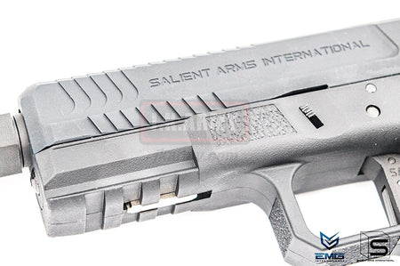 EMG SAI BLU Compact Model 19 GBB Airsoft Training Weapon ( Gas ) ( Black & Gold )