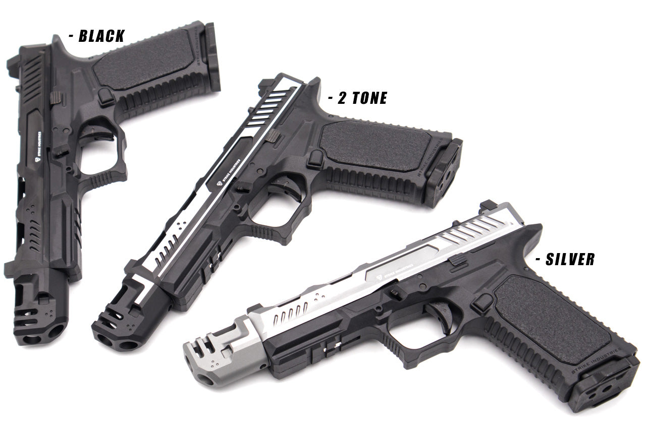 EMG Strike Industries SI ARK-17 GBB Pistol with Compensator Ver.-Silver