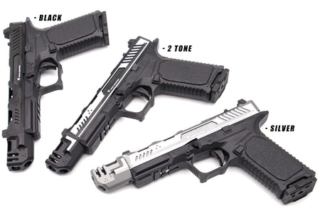 EMG Strike Industries SI ARK-17 GBB Pistol with Compensator Ver.-Silver