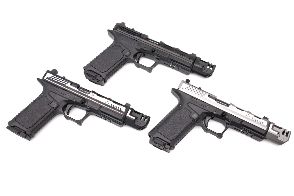EMG Strike Industries SI ARK-17 GBB Pistol with Compensator Ver.-Silver
