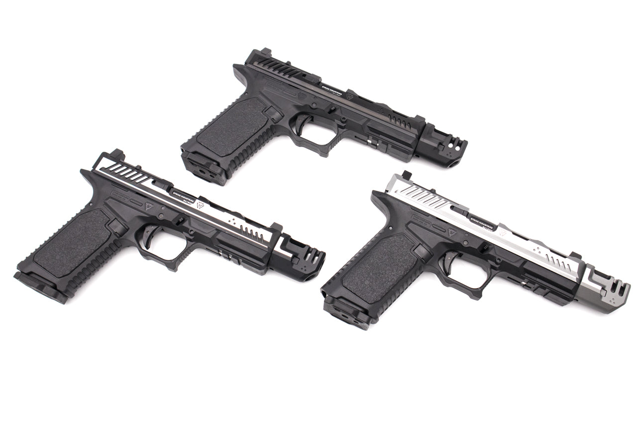 EMG Strike Industries SI ARK-17 GBB Pistol with Compensator Ver.-Silver
