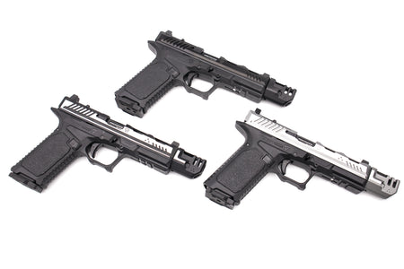 EMG Strike Industries SI ARK-17 GBB Pistol with Compensator Ver.-Silver