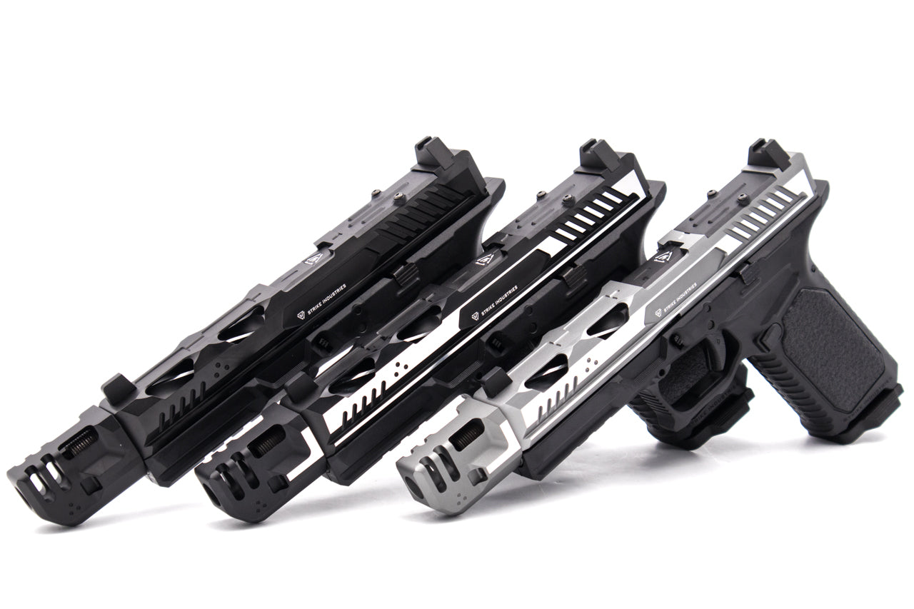 EMG Strike Industries SI ARK-17 GBB Pistol with Compensator Ver.-Silver