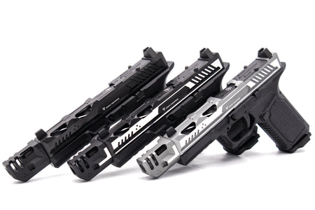 EMG Strike Industries SI ARK-17 GBB Pistol with Compensator Ver.-Silver