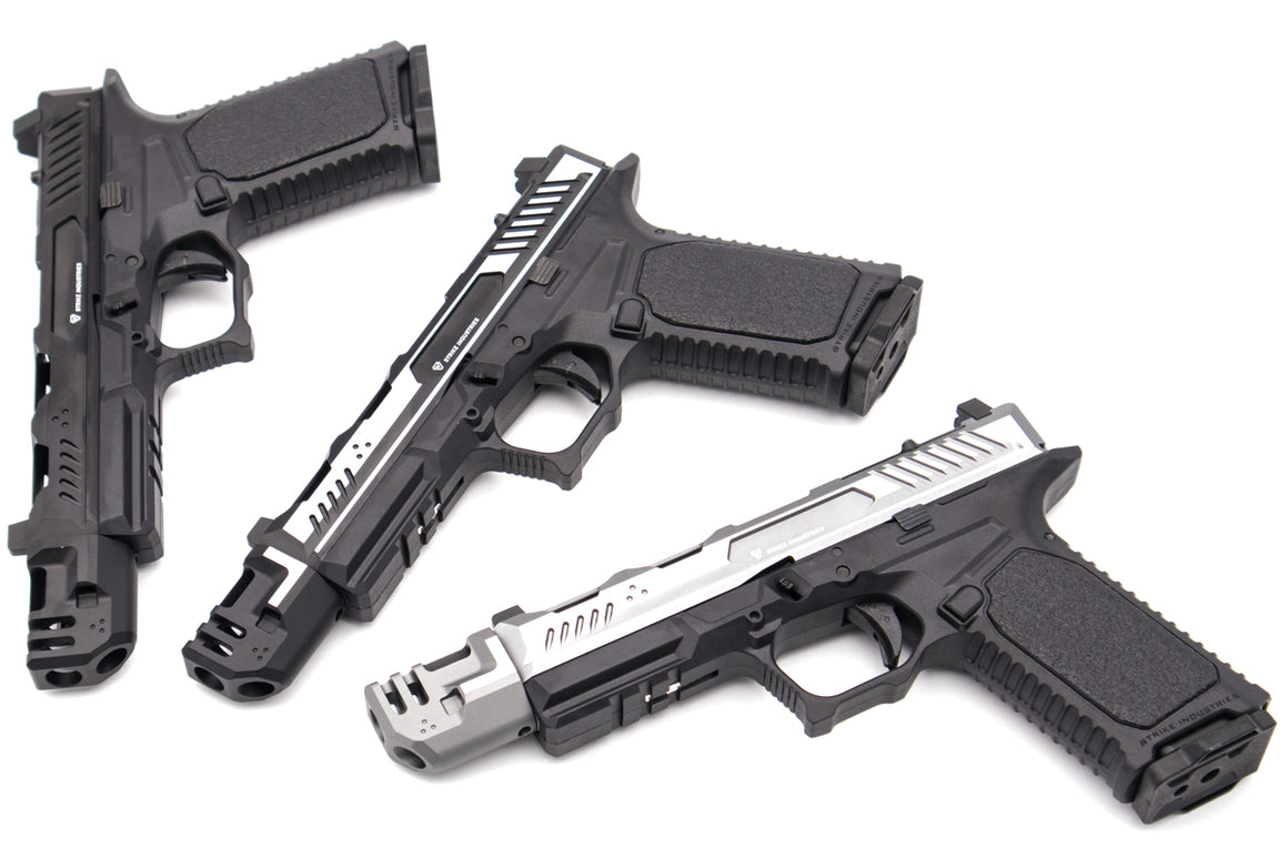 EMG Strike Industries SI ARK-17 GBB Pistol with Compensator Ver.-Silver