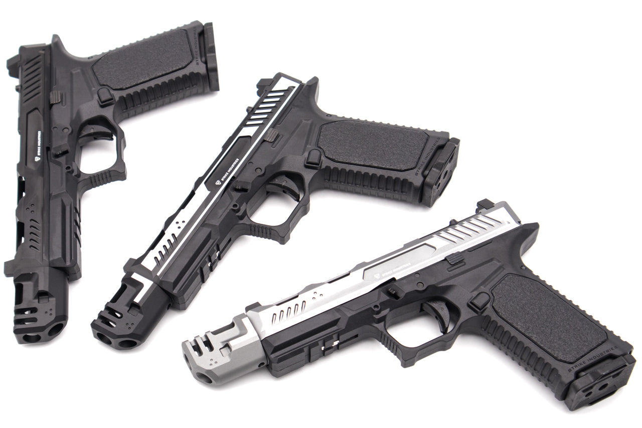 EMG Strike Industries SI ARK-17 GBB Pistol with Compensator Ver.-Silver