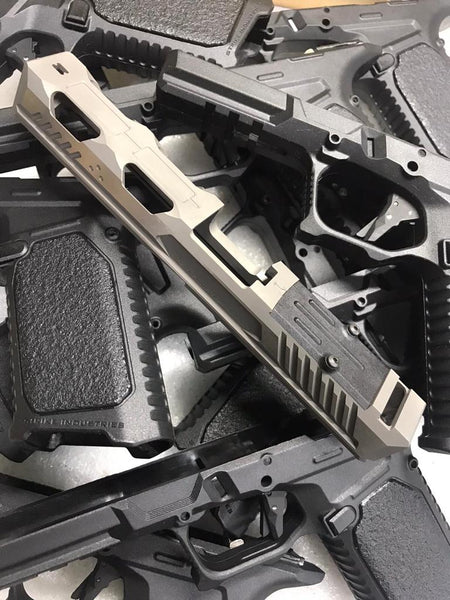 EMG Strike Industries ARK Titanium Slide and Steel Barrel for TM Model 17 GBBP Series ( EMG SI ARK ) ( Marui G17 )