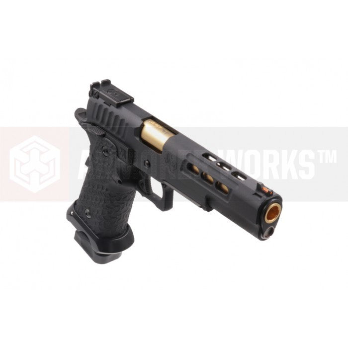 EMG / STI DVC 3-GUN 2011 AW-Hi-Capa GBB Pistol ( Standard / Gas / Full Auto ) ( Black )