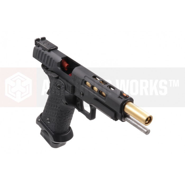 EMG / STI DVC 3-GUN 2011 AW-Hi-Capa GBB Pistol ( Standard / Gas / Full Auto ) ( Black )