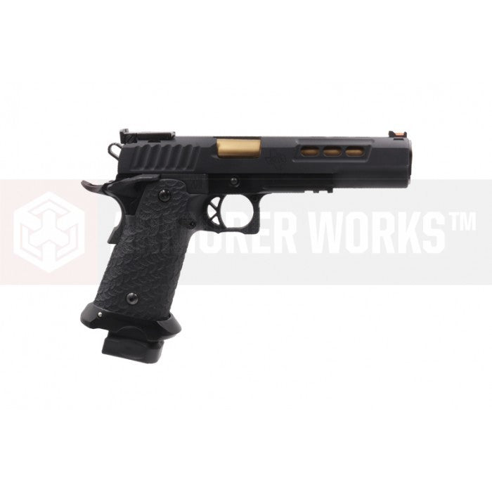 EMG / STI DVC 3-GUN 2011 AW-Hi-Capa GBB Pistol ( Standard / Gas / Full Auto ) ( Black )