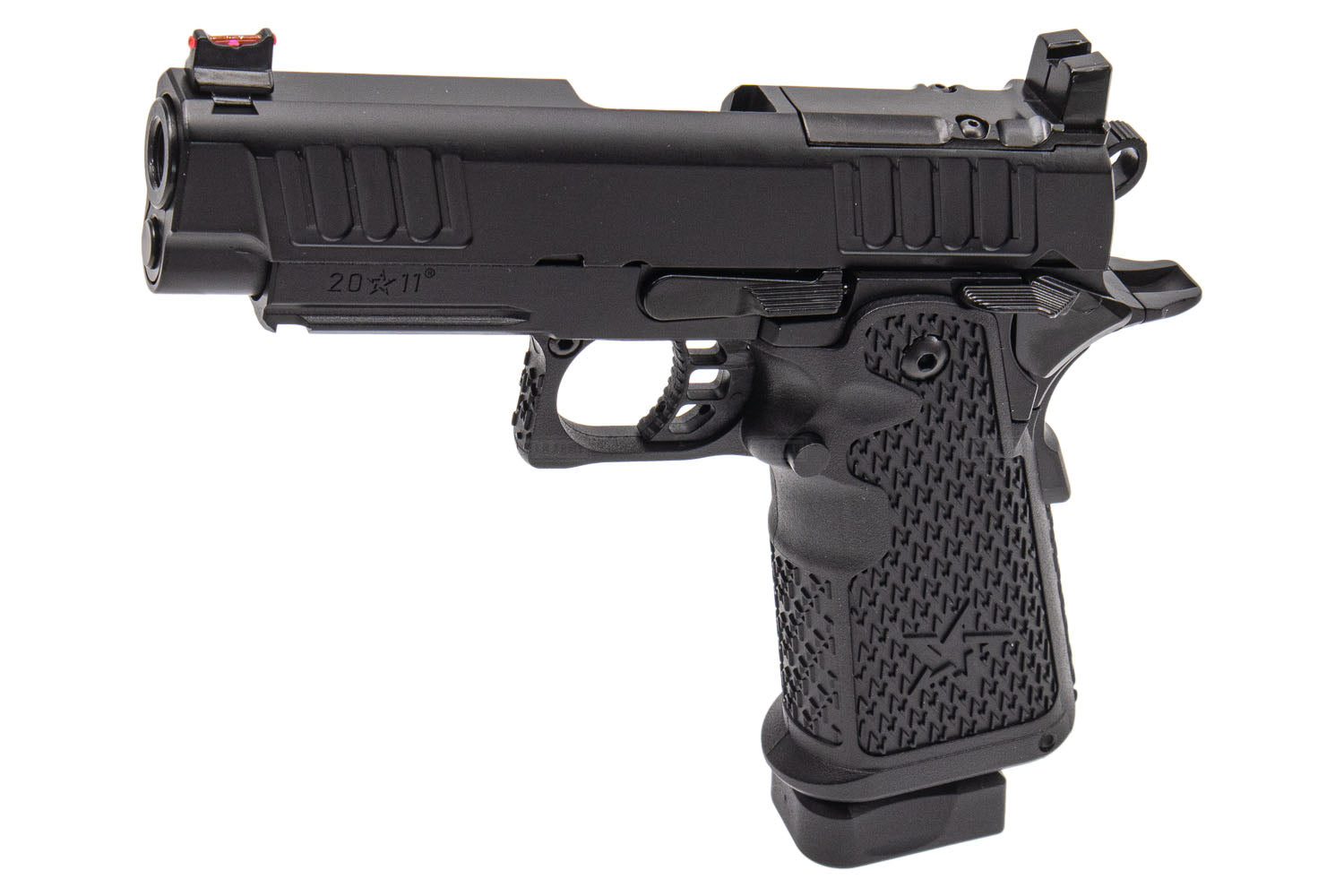 EMG Staccato Licensed C2 Compact 2011 Hi-Capa GBBP Gas Blowback Pistol Airsoft ( Model: VIP Grip / Standard / Green Gas )