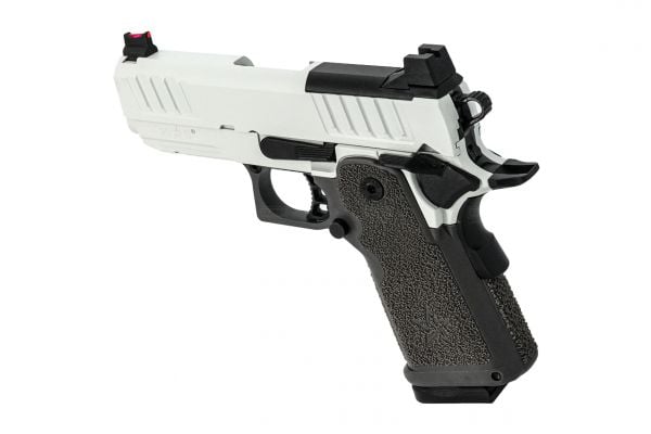 EMG Staccato Licensed CS 2011 Master Grip Hi-Capa GBB Pistol Airsoft ( by SAVIA ) ( White )