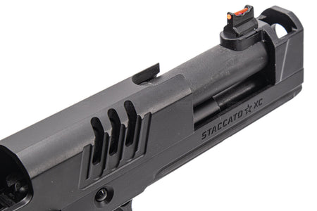 EMG Staccato Licensed XC 2011 Hi-Capa GBBP Gas Blowback Pistol Airsoft ( Model: VIP Grip / Standard / Green Gas )