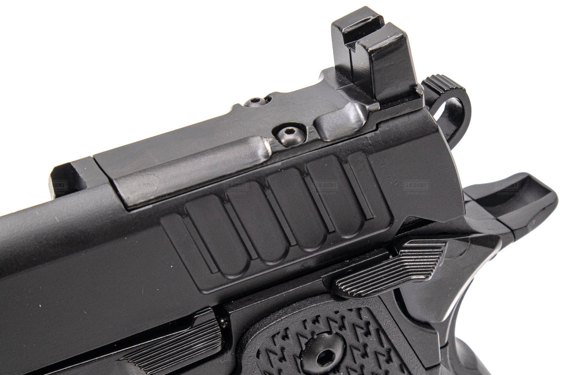 EMG Staccato Licensed XC 2011 Hi-Capa GBBP Gas Blowback Pistol Airsoft ( Model: VIP Grip / Standard / Green Gas )