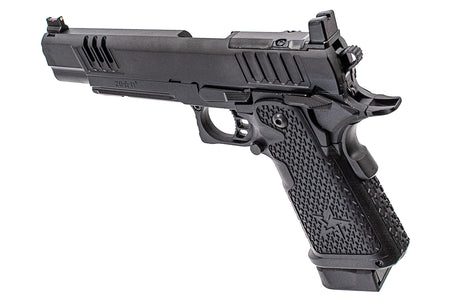 EMG Staccato Licensed XL 2011 CNC AI Slide Hi-Capa GBBP Gas Blowback Pistol Airsoft ( Model: VIP Grip / CNC / Green Gas )