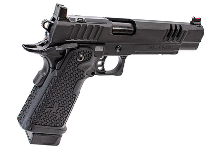 EMG Staccato Licensed XL 2011 CNC AI Slide Hi-Capa GBBP Gas Blowback Pistol Airsoft ( Model: VIP Grip / CNC / Green Gas )