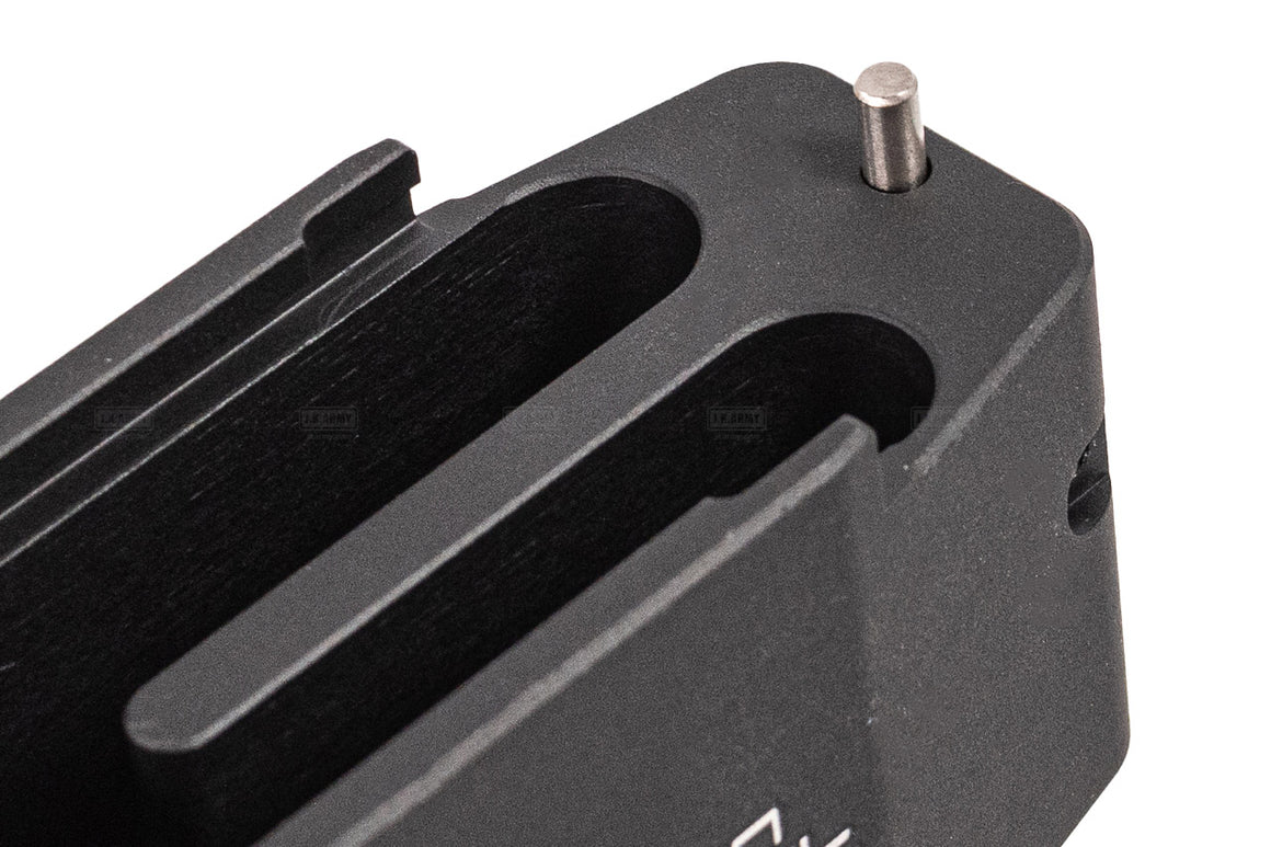 EMG TTI CNC Aluminum Mag Extension for GHK AK GMAG Magazine Grery