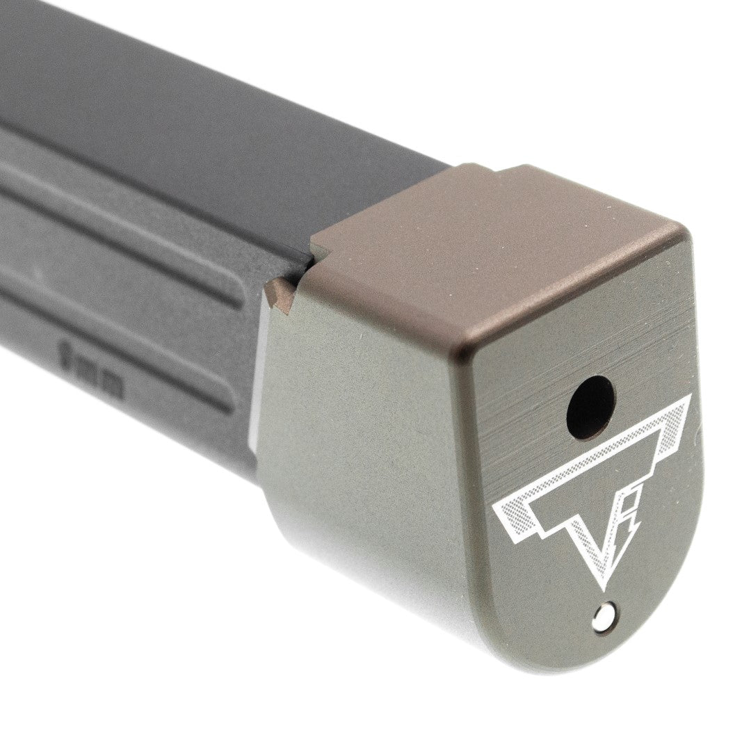 EMG TTI M17 M18 P320 Magazine Extensions Pad for SIG / VFC M17 M18 P320 GBBP Series ( Functional // +Gas +BBs Rds ) ( Licensed by Taran Tactical Innovations )-Grey