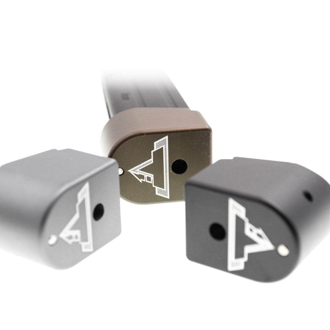 EMG TTI M17 M18 P320 Magazine Extensions Pad for SIG / VFC M17 M18 P320 GBBP Series ( Functional // +Gas +BBs Rds ) ( Licensed by Taran Tactical Innovations )-Grey