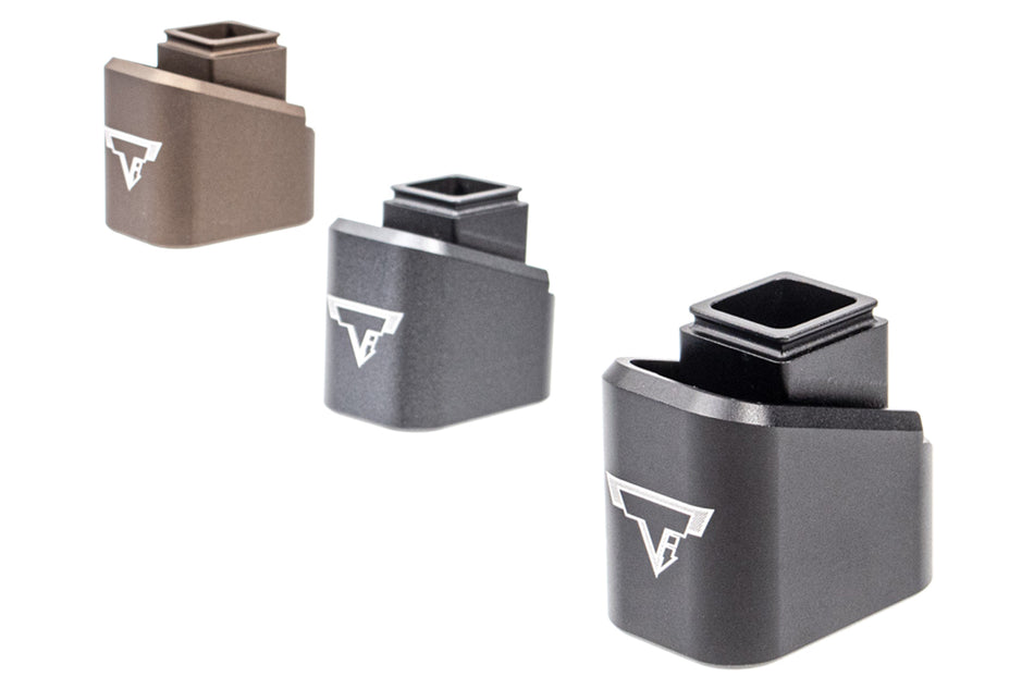 EMG TTI G17 Magazine Extensions Pad For ( UMAREX / VFC / Glock 17 ) / ( TM / WE G Model 17 ) ( Functional ) ( Licensed by Taran Tactical Innovations )-TM / WE Spec-Black