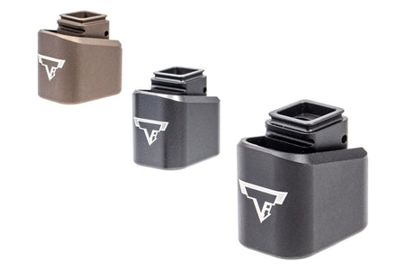 EMG TTI G19 Magazine Extensions Pad For ( UMAREX / VFC / Glock 19 ) / ( TM G Model 19 ) ( Functional ) ( Licensed by Taran Tactical Innovations )-Tokyo Marui ( TM )-Black