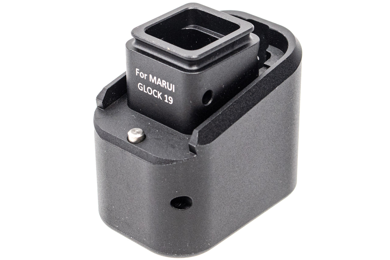 EMG TTI G19 Magazine Extensions Pad For ( UMAREX / VFC / Glock 19 ) / ( TM G Model 19 ) ( Functional ) ( Licensed by Taran Tactical Innovations )-Tokyo Marui ( TM )-Black