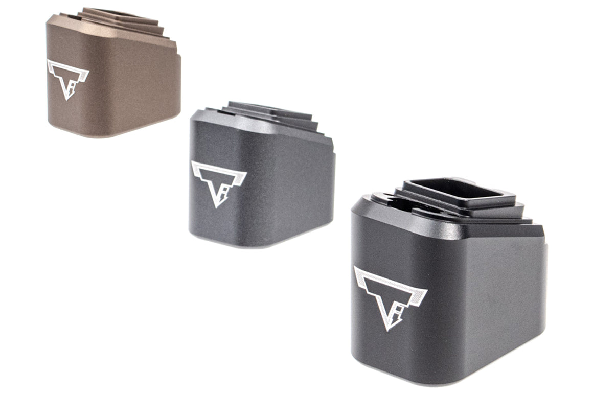 EMG TTI G17 Magazine Extensions Pad For ( UMAREX / VFC / Glock 17 ) / ( TM / WE G Model 17 ) ( Functional ) ( Licensed by Taran Tactical Innovations )-TM / WE Spec-Black